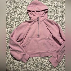 lululemon cropped scuba hoodie